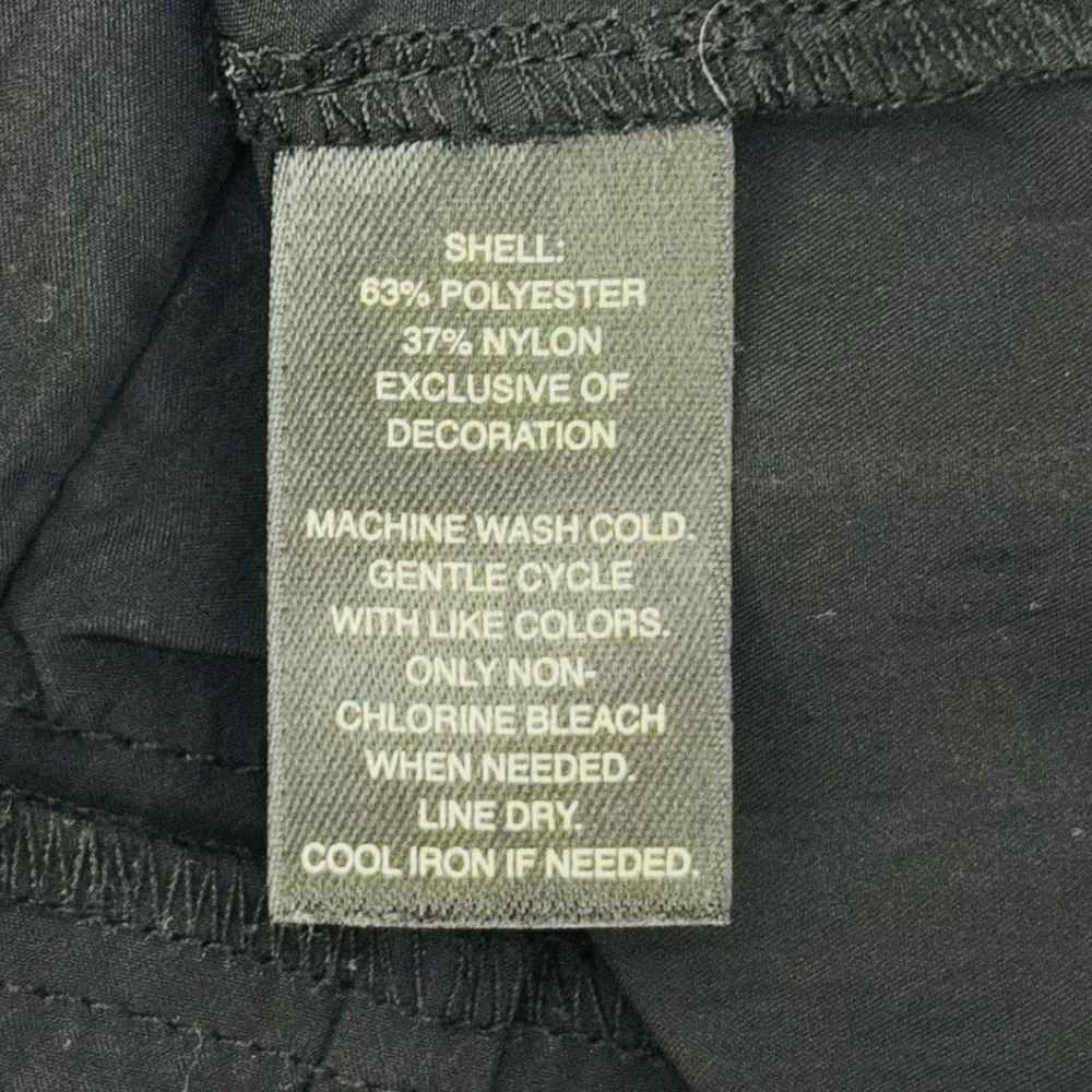 White House Black Market Black Peplum Jacket Chic Office Punk Utility Moto - Picture 6 of 6